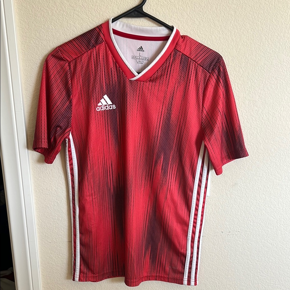 Adidas Boy’s  Red Performance Shirt